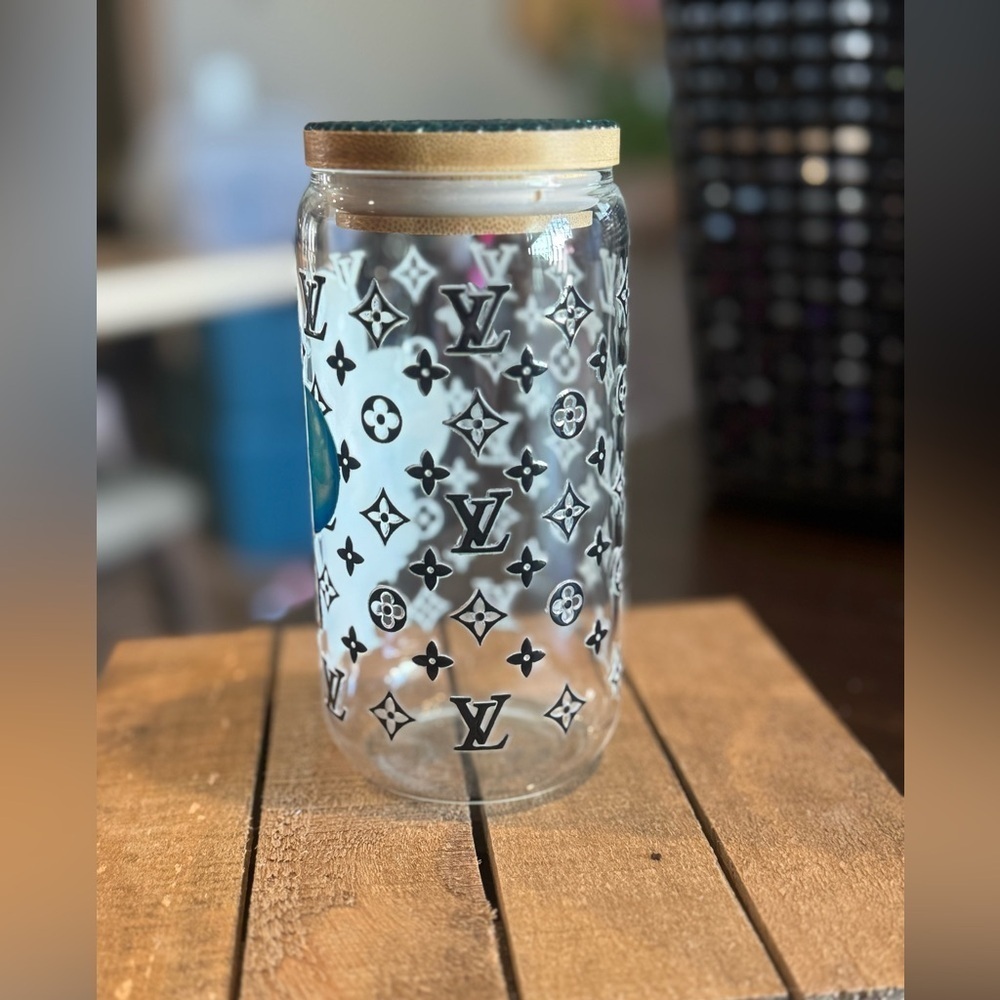 Multicolor Artistic Glass cup - Picture 2 of 4